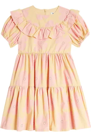 Jelly Mallow Kleid Pink Flower aus Baumwolle