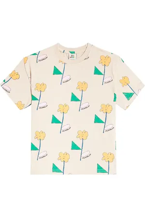 Jelly Mallow T-Shirt Flower aus Baumwoll-Jersey