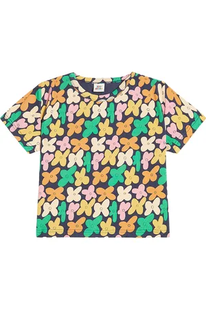 Jelly Mallow T-Shirt Flower Field aus einem Baumwollgemisch