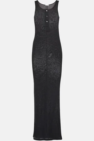 Ami Maxikleid aus einem Baumwollgemisch