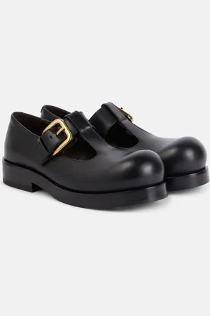 Bottega Veneta Slip-Ons Helium aus Leder