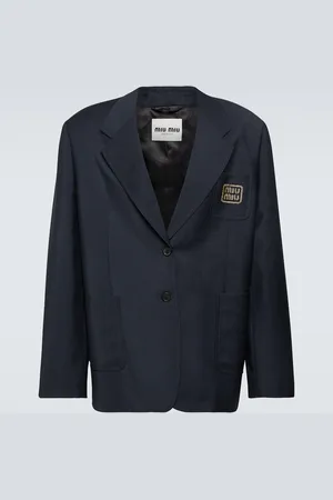 Miu Miu Blazer aus Mohair und Wolle