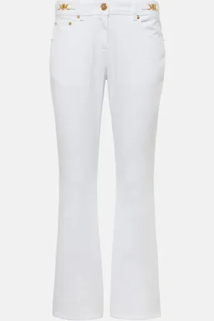 VERSACE Verzierte Low-Rise Flared Jeans