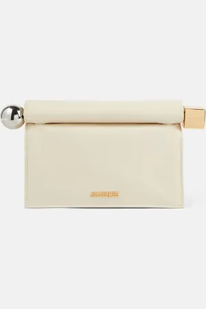 Jacquemus Clutch La Pochette Rond Carré aus Leder