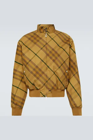 Burberry Bomberjacke Check aus Baumwoll-Twill
