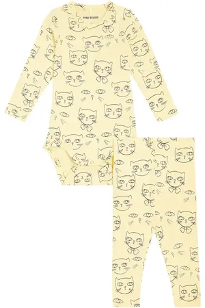 Mini Rodini Baby Set Cathlethes aus Body und Leggings
