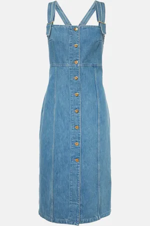 Patou Midikleid aus Denim
