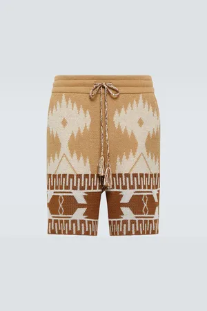 Alanui Shorts Icon Piquet aus Baumwoll-Jacquard