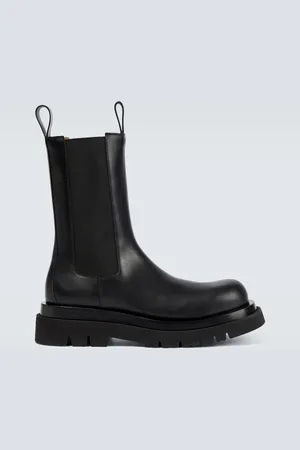 Bottega Veneta Chelsea Boots Lug aus Leder