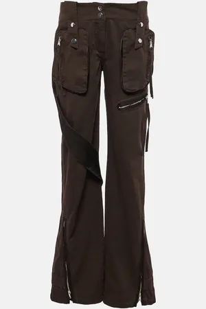 BLUMARINE Low-Rise-Cargohose aus Denim