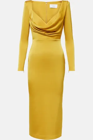 ALEX PERRY Midikleid aus Crêpe
