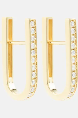 BUCHERER FINE JEWELLERY Ohrringe Link aus 18kt Gelbgold mit Diamanten