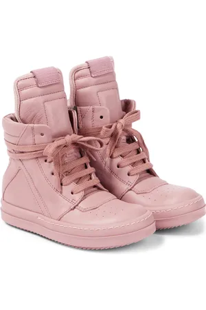 Rick Owens High-Top Sneakers Geobasket aus Leder