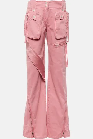 BLUMARINE Low-Rise Straight Cargo-Jeans
