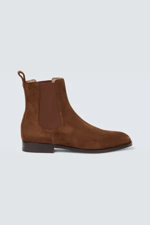 Manolo Blahnik Chelsea Boots Delsa aus Veloursleder