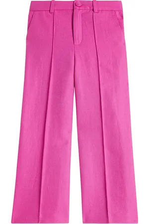 Chloé Chloé Kids Anzughose aus Leinen und Baumwolle