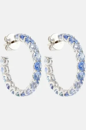 BUCHERER FINE JEWELLERY Ohrringe Pastello aus 18kt Weiß mit Saphiren