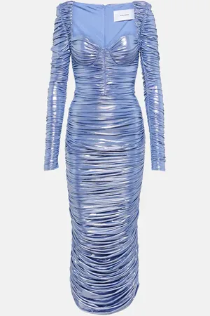 ALEX PERRY Midikleid aus Lamé