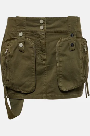 BLUMARINE Minirock aus Baumwoll-Twill