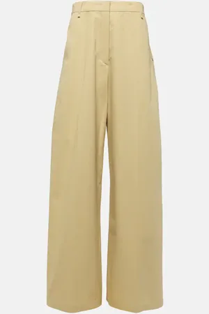 Sportmax Weite Low-Rise-Hose Gebe aus Baumwolle