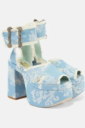 Vivienne Westwood Plateausandalen Olde London aus Jacquard