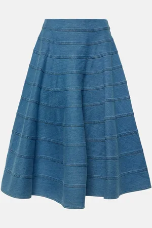 Altuzarra Midirock Grace aus Denim