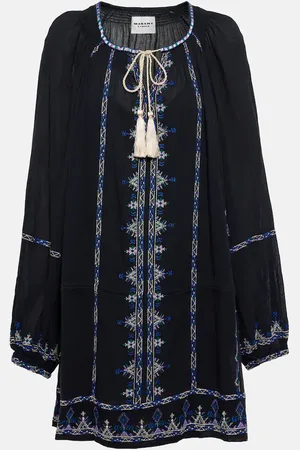Marant Etoile Minikleid Parsley aus Baumwoll-Voile