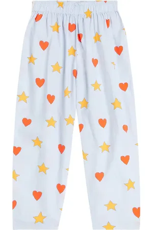 Tiny Cottons Hose Hearts and Stars aus Baumwollpopeline
