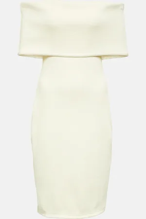 Bottega Veneta Off-Shoulder-Midikleid