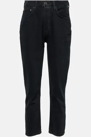 AGOLDE High-Rise Slim Jeans Riley Crop