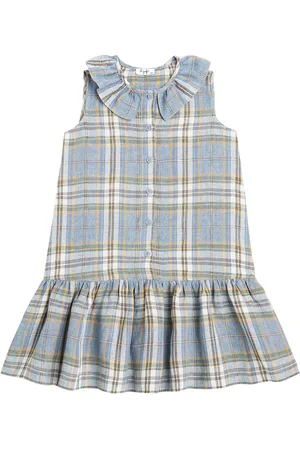 Il gufo Kleid aus Leinen