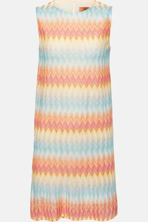 Missoni Minikleid aus Häkelstrick