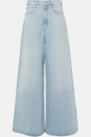 AGOLDE Mid-Rise Wide-Leg Jeans Nolan