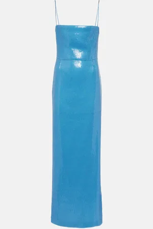 GALVAN Maxikleid Stargaze Bandeau mit Pailletten