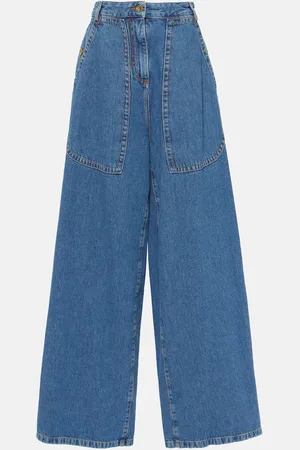 Etro High-Rise Wide-Leg Jeans