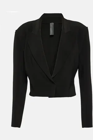 Norma Kamali Cropped-Blazer
