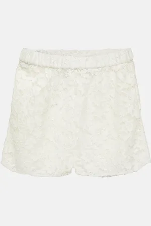 Gucci High-Rise Shorts aus Spitze