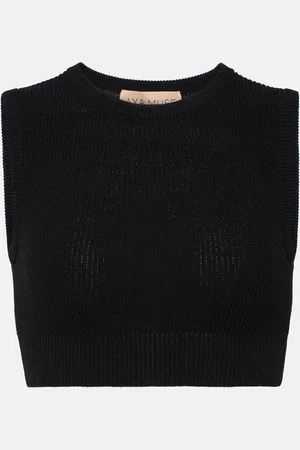 AYA MUSE Cropped-Top aus Rippstrick