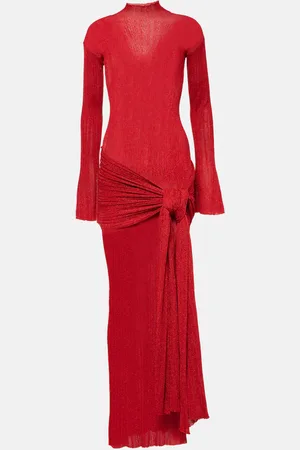 AYA MUSE Maxikleid aus Lamé