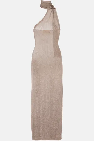 AYA MUSE Maxikleid aus Lamé