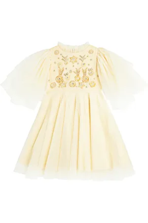 Tutu Du Monde Verziertes Kleid Gilded Floral aus Tüll