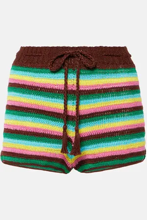 ANNA KOSTUROVA Shorts aus Häkelstrick