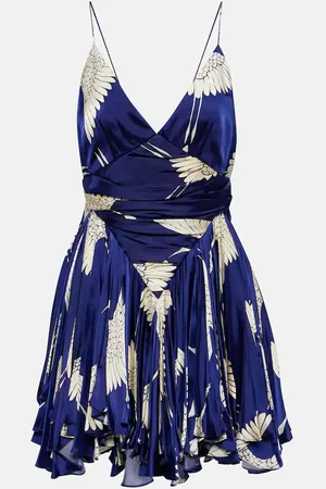 Khaite Bedrucktes Minikleid Margot aus Satin