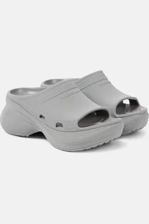 Balenciaga X Crocs Plateau-Pantoletten