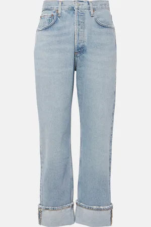 AGOLDE Mid-Rise Straight Jeans Fran
