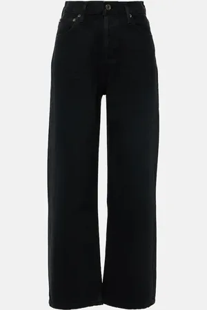 AGOLDE High-Rise Cropped Straight Jeans Ren