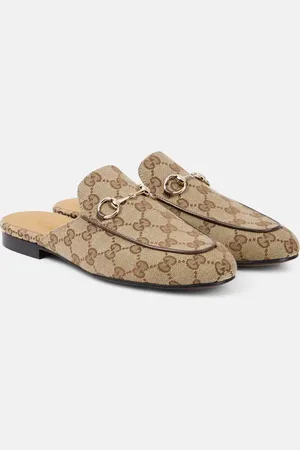 Gucci Slippers Princetown GG aus Canvas