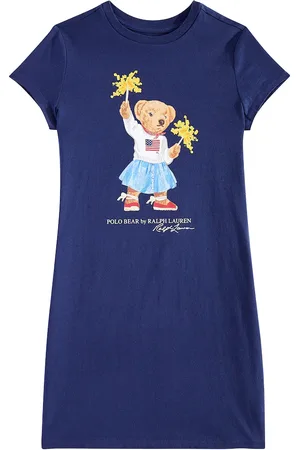 Ralph Lauren Kleid Polo Bear aus Baumwoll-Jersey