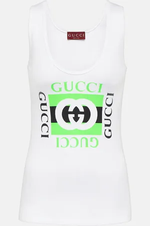 Gucci Bedrucktes Top aus Baumwolle