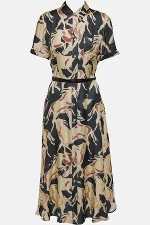 Altuzarra Midikleid Kiera aus Seide